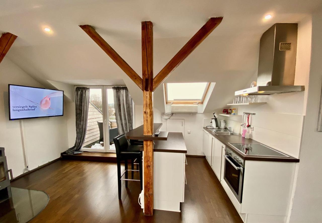 Wohnen Ueber Den Daechern Von Ravensburg, Stadtnah, Kamin, Klima Lägenhet Exteriör bild